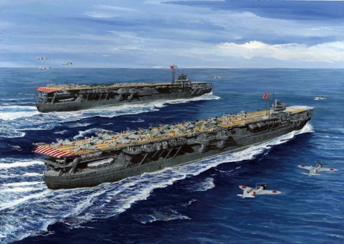 5th Air Squadron Shokaku & Zuikaku Set 1/700 (Plastic model)-image