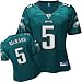Donovan McNabb Green Reebok Replica Philadelphia Eagles Women's Jersey - X-Large
