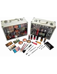 Beauty: SHANY Cameo Cosmetics Carry All Trunk Makeup Kit with Reusable Aluminum Case Exclusive Holiday Gift Set - SHANY