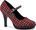 College-04 Pleaser USA Plaid Fabric Size: 7