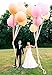 AFTERLOON® Biodegradable Balloons 3 pcs 36 Inch Pear Shaped Giant Extra Large White, Thickened Strong Natural Latex Jumbo XL Big Helium Float, for Baby Shower Gender Reveal Birthday Party Decorations
