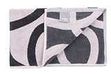 Citta Design 'Flux' Hand Towels Set of Two, Oyster/Carbon, 27x20 inches