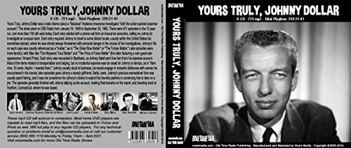 YOURS TRULY JOHNNY DOLLAR - OLD TIME RADIO - 6 MP3 CD - 721 episodes - Total Playtime: 259:21:41