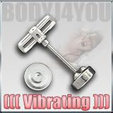 Vibrating Tongue Ring Body Piercing Barbell 14g g Gauge