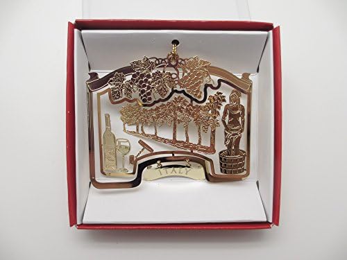 ITALY Christmas ORNAMENT Wine Vineyard Grapes