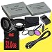 Canon EOS Rebel T5i 18 MP CMOS Digital SLR Camera Two LP-E8 Lithium Ion Replacement Battery 1500 mAh with External Rapid Charger + 32GB SDHC Class 10 Memory Card + 3 Piece Filter Kit + Wide Angle Lens + 2x Telephoto Lens + Mini HDMI Cable Bundle DavisMAX T5i Accessory Kit