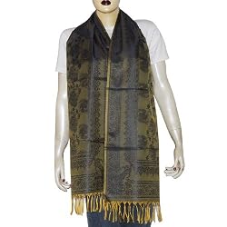 Girls Gift - Women's Scarves Designers Accessories Viscose 20 x 72 inches (srft348)