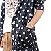 cnomg Women's Girls Stylish Slim Longer Polka Dot Raincoat Rainwear Rain Jacket,blue