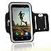 AiPoter Water Resistant sports Armband for iPhone 8, 7, 7S, 6, 6S, SE, 5,Galaxy S9, S8, S7, S6, Note with Adjustable Elastic Band and Key Holder for Running, Hiking, Biking, Walking