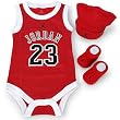 JORDAN 3 PIECE INFANT SET IBSP524-RED