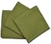 Eurow Microfiber Waffle Weave Dish Cloth (3-Pack, Olive)