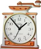Produkt-Bild: K&uuml;chenuhr Funkuhr "Kaffeebohnen handbemalt" Kaffeem&uuml;hle