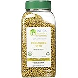 Indus Organic Indian Coriander Seeds Spice, Jar, Freshly Packed
