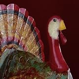 Lantern Sculpted Metal Art - Thanksgiving Turkey by Regal Gift