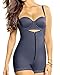 Leonisa Women's Slimming Braless Body Shaper in Boyshort