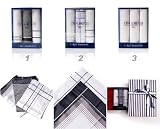 Boxed Fancy 3pc. Mens Cotton Handkerchiefs
