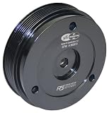 PRW 2510900 FluidGel Black 138mm Serpentine Standard Drive Pulley Damper for BMW Mini Cooper, 2001-2006 Gen 1, Tritec 1.6L