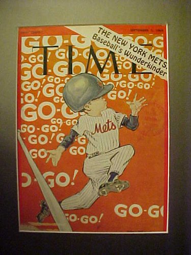 The New York Mets September 5, 1969 Time Magazine Professionally Matted Cover 11 X 14 Size Ready For Framing