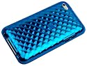 TPUケース for iPod touch 4G(スクエア)ブルー