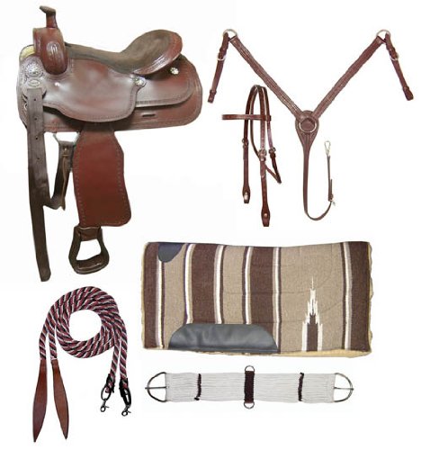 Western Pleasure Trail Saddle Set