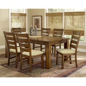 Hillsdale Hemstead 7-Piece Dining Set, Dark Oak, Set Includes 1-Table and 6-Chairs by Hillsdale Furniture