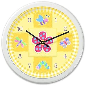 Olive Kids - Flowerland Clock (White)