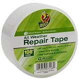 Duck Brand 1297501 1.88-Inch by 36-Yard All Weather Clear Poly Repair Tape for Window Insulation Sheeting