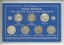 Last of the Silver Shillings (Queen Victoria to George VI) Coin Collector Shilling Set