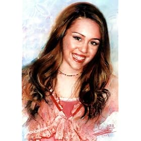 Hannah Montana (Brunette) TV Poster Print - 11" X 17"