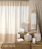 Dragonfly Dragonflies Fabric Shower Curtain Bath Decor Neutral