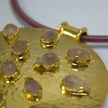 AKT Open Up Your Heart Rose Quartz Pendant (Heart Chakra)