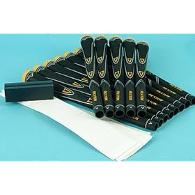 Rexton Men's Yellow Golf Grip Kit (13 Grips, Tape, Clamp) by 