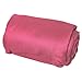 Cloudz Cozy Compact Airplane Travel Blanket for Your Flight, Car, Camping, Home or Comforting Warmth Anywhere! - Light Pink