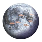 3D球体パズル 60ピース 月球儀 THE MOON- (直径約7.6cm)