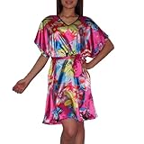 IMAGE OF SILK COUTURE Womens Silk Long Free Flowing Blouse Top / Casual Dress (Size: M-L)