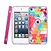 iPod Touch 5, Case, iPod Touch 5th generation Case - NageBee - Premium Heavy Duty Defender Protector with Stand Hard Case for Apple iPod Touch 5 5th Generation (Verge Hybrid Kaleidoscope)