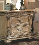YT Furniture 7503N - Florence Night Stand (Whitewash)