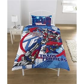 Transformers REVERSIBLE Single Bed Duvet Cover - POLYESTER FABRIC