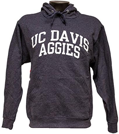 UC Davis Vintage Navy Heather Hood (X-Large)