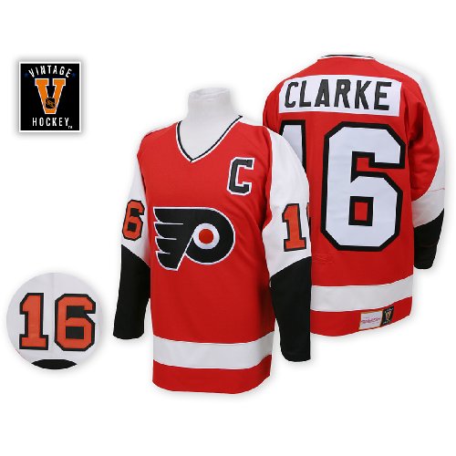 Mitchell & Ness Philadelphia Flyers 1974 Bobby Clarke Authentic Jersey Size 52