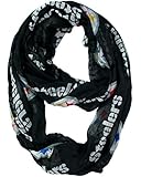 Pittsburgh Steelers Black Sheer Infinity Scarf-9882