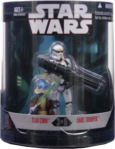 Star Wars Saga 2008 Exclusive Order 66 Action Figure 2-Pack Tsui Choi & Barc Trooper