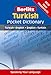 Berlitz Turkish Pocket Dictionary (Berlitz Pocket Dictionary)