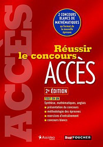 Réussir le concours ACCÈS - Nouveau concours