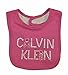 Calvin Klein Infant Girls Pink Rose Teddy Bear 3 Pack Bibs