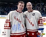 Martin Brodeur Hand Signed w/ Mark Messier AS Game 8x10 Photo - Model BRODPHS008021