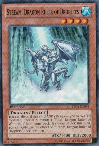 Yu-Gi-Oh! - Stream, Dragon Ruler of Droplets (LTGY-EN096) - Lord of the Tachyon Galaxy - 1st Edition - Common On Sale