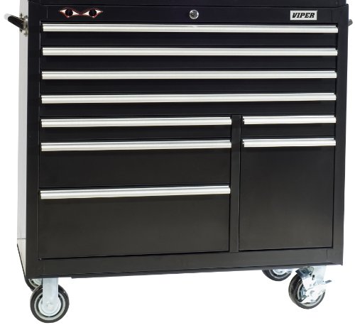 Viper Tool Storage V4109BLR 41-Inch 9-Drawer Cabinet Black