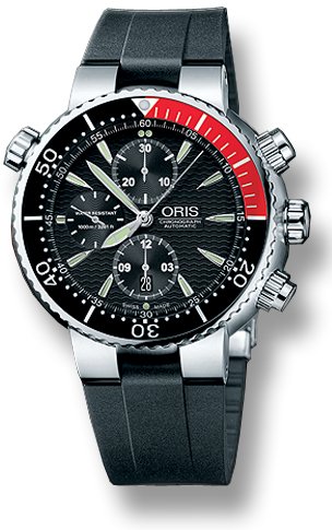 Oris TT1 Divers Titan Chronograph Mens Watch 674-7599-7154RS