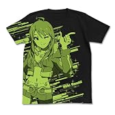 THEIDOLM@STER 星井美希オールプリントTシャツ ブラック サイズ:L
